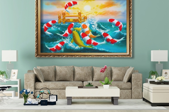 Ý nghĩa tranh cá chép phong thuỷ, tuổi hợp và cách treo